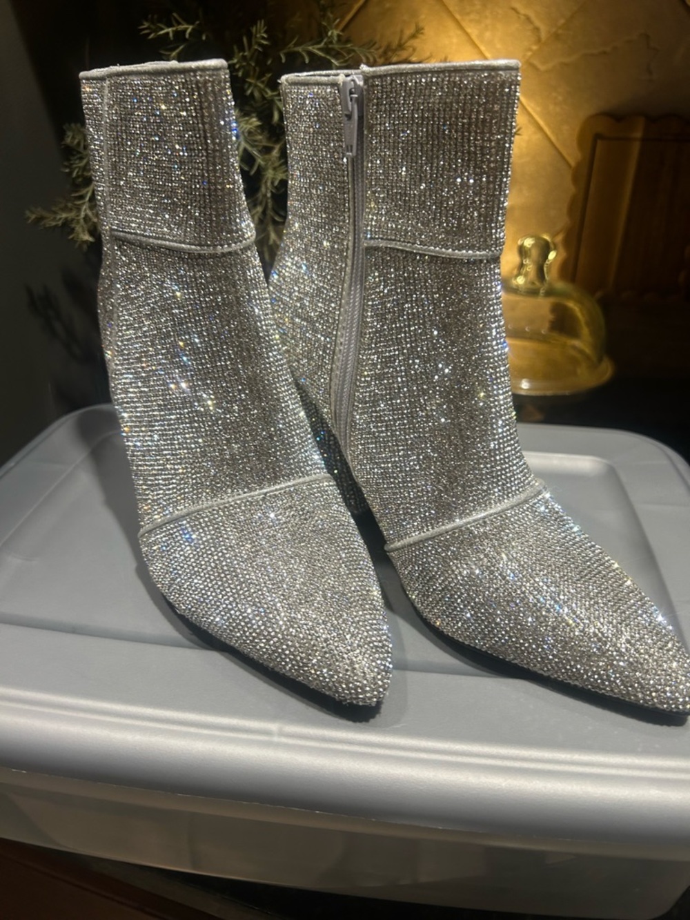 A New Day Cailin Rhinestone Ankle Boots